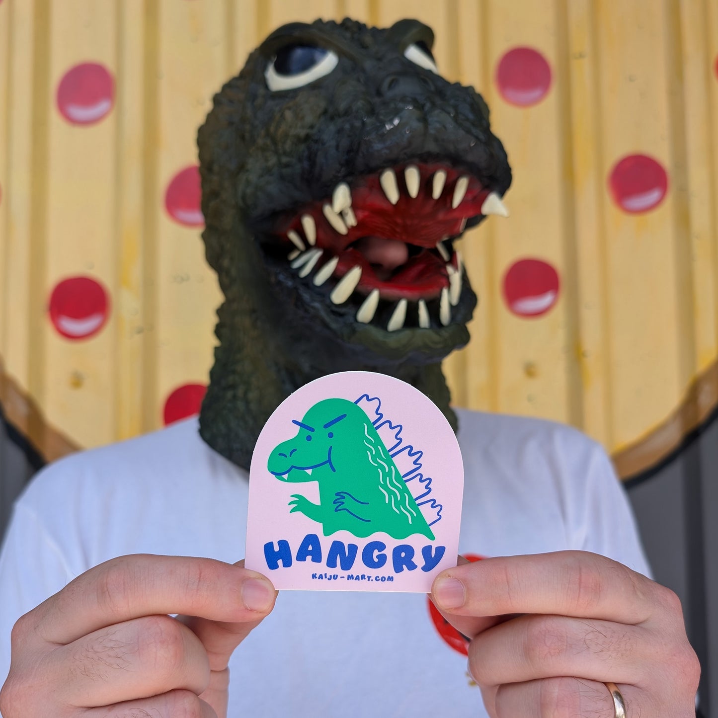 Hangry Kaiju Sticker