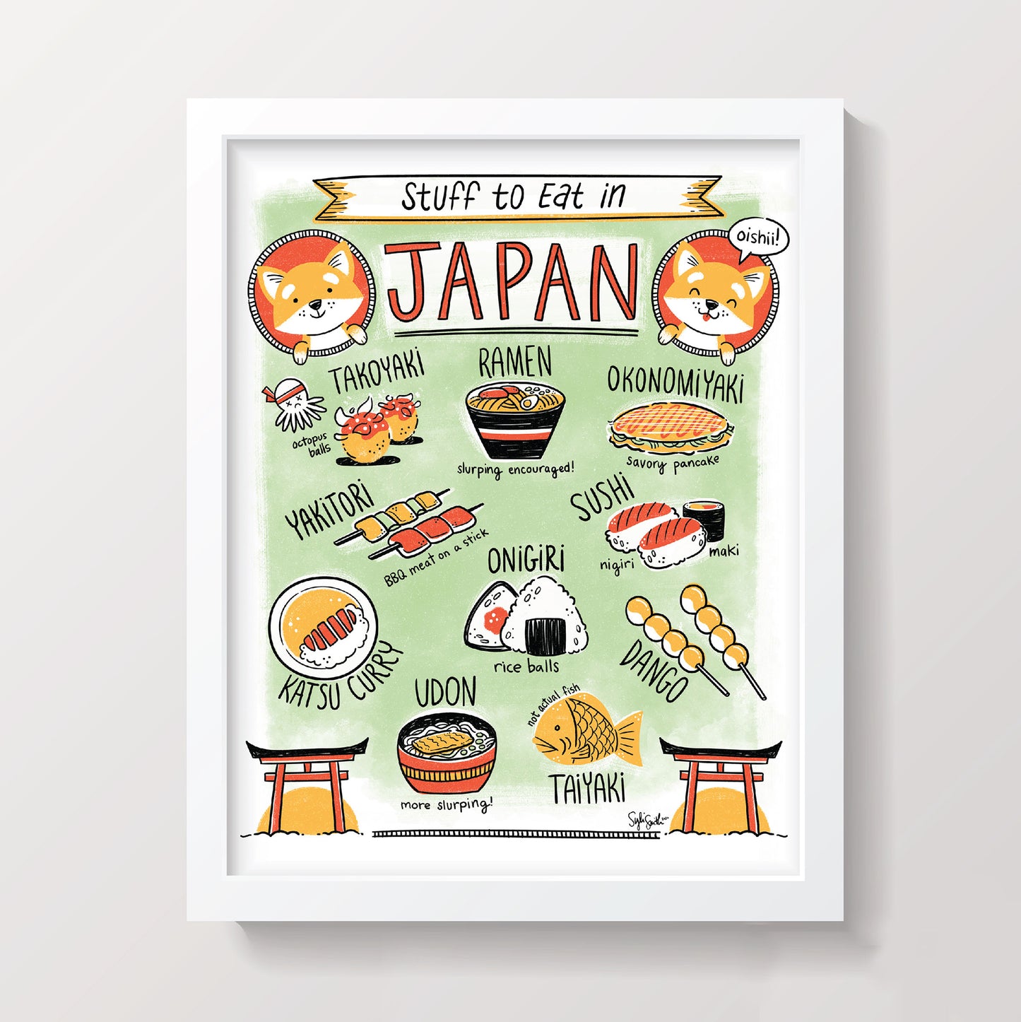 Stuff to Eat in Japan Print