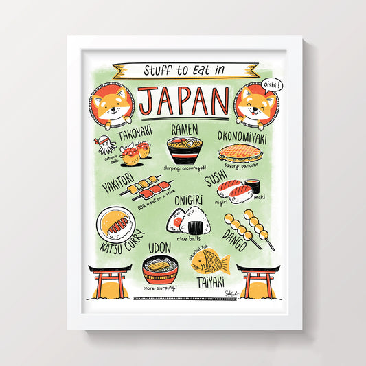 Stuff to Eat in Japan Print